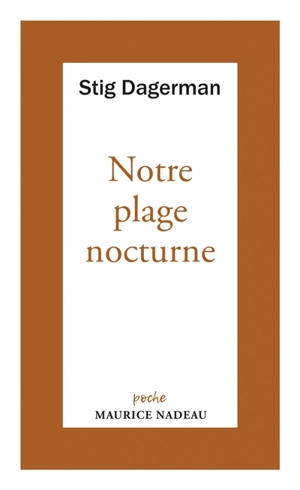 Notre plage nocturne - Stig Dagerman