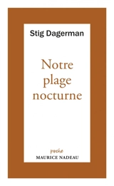 Notre plage nocturne - Stig Dagerman