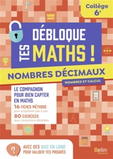 Nombres décimaux : collège, 6e - Lionel Lambotte