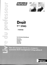 Droit terminale STMG : livre du professeur