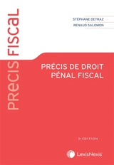 Précis de droit pénal fiscal - Stéphane Detraz