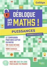 Puissances : collège, 4e, 3e - Olivier Beer