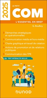 Le petit com 2025 : l'essentiel en bref - Gaëlle Boulbry