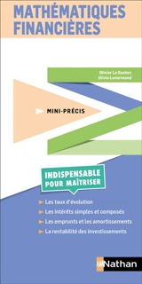 Mathématiques financières - Olivier Le Dantec