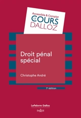 Droit pénal spécial - Christophe André