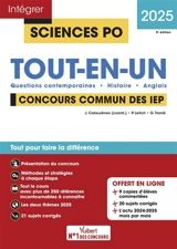 Tout-en-un, concours commun des IEP 2025 : questions contemporaines, histoire, anglais - Paul Leitch