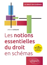 Les notions essentielles du droit en schémas : + de 180 notions à maîtriser absolument - Johanna Guillaumé