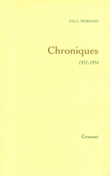 Chroniques - Paul Morand