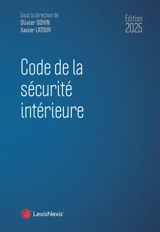 Code de la sécurité intérieure 2025