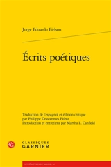 Ecrits poétiques - Jorge Eduardo Eielson