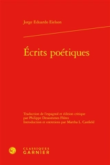 Ecrits poétiques - Jorge Eduardo Eielson