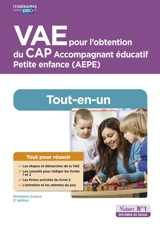 VAE pour l'obtention du CAP accompagnant éducatif petite enfance (AEPE) : tout-en-un - Ghislaine Camus