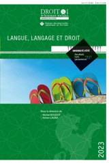 Langue, langage et droit - Université d'été Facultatis iuris Pictaviensis (08 ; 2023 ; Poitiers)