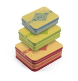 Tesori Three Stacking Keepsake Tins - Louise Fili