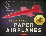 One Minute Paper Airplanes Kit - Tuttle