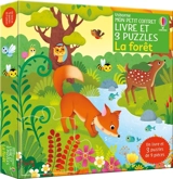 La forêt : Mon petit coffret Livre et 3 puzzles : Dès 3 ans - Sam Taplin