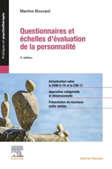 Questionnaires et échelles d'évaluation de la personnalité - Martine Bouvard
