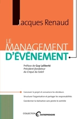 Le management d'événement - Renaud, Jacques