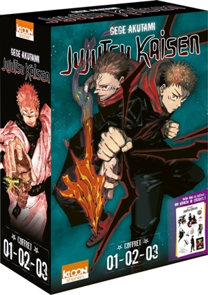 Jujutsu kaisen : coffret 01, 02, 03 - Gege Akutami