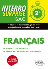 Français 2de : points clés à maîtriser, exercices chronométrés et corrigés - Gilles Panabières