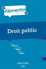 Droit public - Louis Dubouis