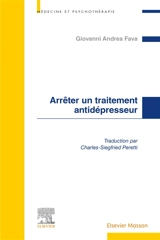 Arrêter un traitement antidépresseur - Giovanni Andrea Fava