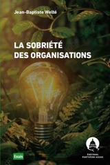 La sobriété des organisations : récit des transitions ou de l'acceptation d'une fin ? - Jean-Baptiste Welte