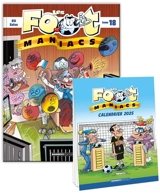 Les foot-maniacs : pack tome 18 + calendrier 2025 - Sti