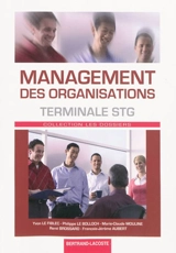 Management des organisations, terminale STG - Yvon Le Fiblec