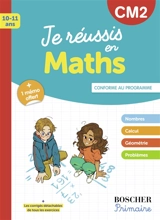 Je réussis en maths, CM2, 10-11 ans : conforme au programme - Christine Cuttoli
