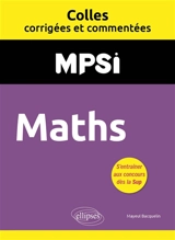 Maths : MPSI - Mayeul Bacquelin