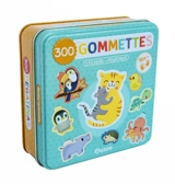 Boîte de gommettes métal : 300 gommettes Les bébés animaux