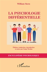 La psychologie différentielle - William Stern