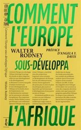 Comment l'Europe sous-développa l'Afrique - Walter Rodney