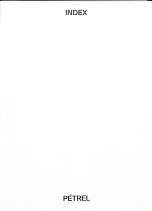 Index Pétrel - Aurélie Pétrel
