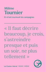 Et m'ont murmuré les campagnes - Milène Tournier