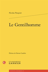 Le gentilhomme - Nicolas Pasquier