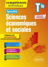 Spécialité sciences économiques et sociales terminale : nouveaux programmes - Catherine Aupècle