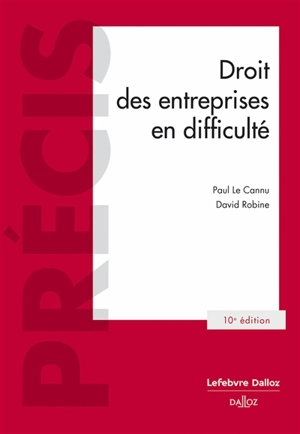 Droit des entreprises en difficulté - Paul Le Cannu