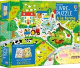 Coffret livre et puzzle : A la ferme : Dès 5 ans