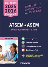 ATSEM, ASEM, externe, interne et 3e voie : annales : catégorie C, concours 2025-2026 - Corinne Pelletier