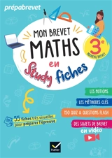 Mon brevet maths en Study fiches 3e : nouveau brevet - Sophie André