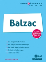 Balzac : programme bac français et HLP 2025 - Gilbert Guislain