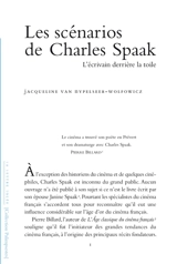 Les scénarios de Charles Spaak : l'écrivain derrière la toile - Jacqueline Van Nypelseer-Wolfowicz