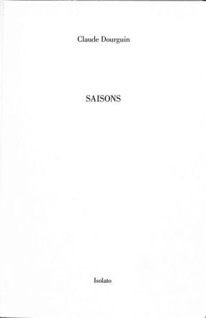 Saisons - Claude Dourguin