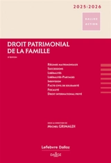 Droit patrimonial de la famille : 2025-2026