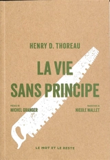 La vie sans principe - Henry David Thoreau