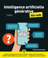 L'intelligence artificielle générative pour les nuls - Yasmina Lecomte