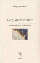 La Quatrième prose - Ossip Mandelstam