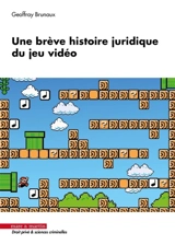 Une brève histoire juridique du jeu vidéo - Geoffray Brunaux